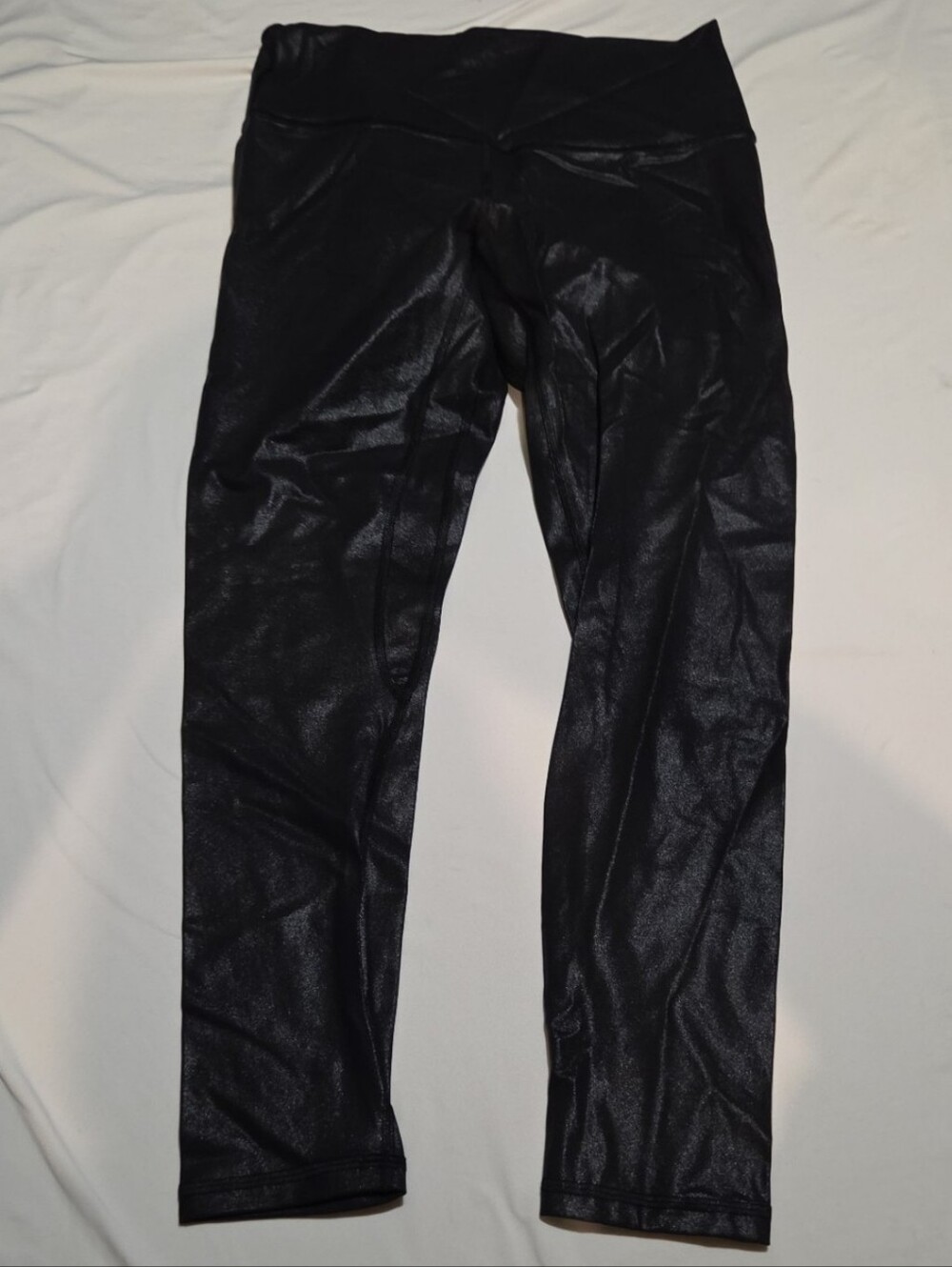 Pink lily girls XL black sparkle leggings #06